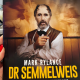 A picture of the programme from the play Dr Semmelweis. It has a picture of Mark Rylance as Dr Semmelweis on the front cover