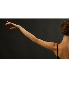 Picture of a female ballet dancer's extended arm